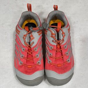 Keen Coral Pink and Gray Kids Outdoor Shoes
